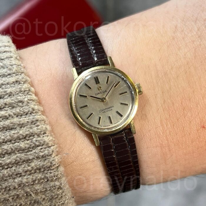 Vintage Omega Seamaster De Ville – Small Round, Gold Plated, Ivory Dial (LX1421)