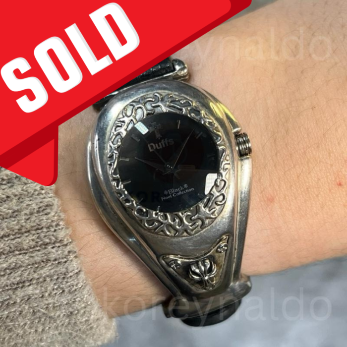 JAM TANGAN VINTAGE 1998’s DUFFS BLACK NOEL COLLECTION GOTHIC (LX1931)